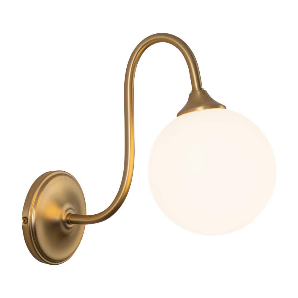 Bancroft 12-in Brushed Gold Wall/Vanity Light price history on PriceWatchPro