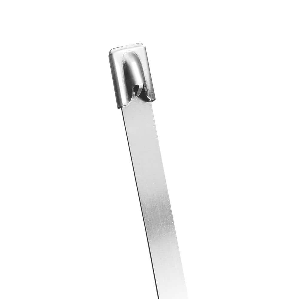 6 in. Stainless Steel Corrosion Resistant UL Certified Cable Zip Ties (Stai