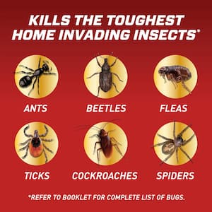 Home Defense Insect Killer for Indoor and Perimeter 2, 1 Gal., Controls Ants, Roaches, Spiders, and More