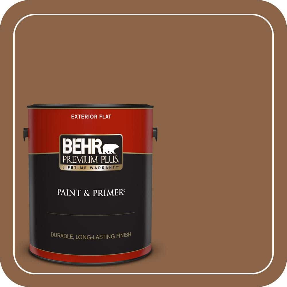 1 gal. #S240-7 Leather Work Flat Exterior Paint & Primer price history on PriceWatchPro