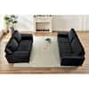 USPrideFurnitureMonahan2-pieceBlackVelvetLivingRoomSetHD-S5798-L+S-TheHomeDepot