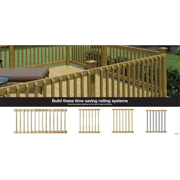 ProWood 32-1/4 in. x 1 in. Bronze Aluminum Contour Baluster (14-Pack)