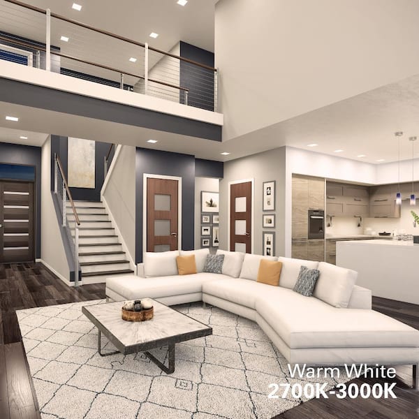 SMD-DM 6 in. Square Canless 3000k Color Temperature Remodel Integrated LED Recessed Light Kit