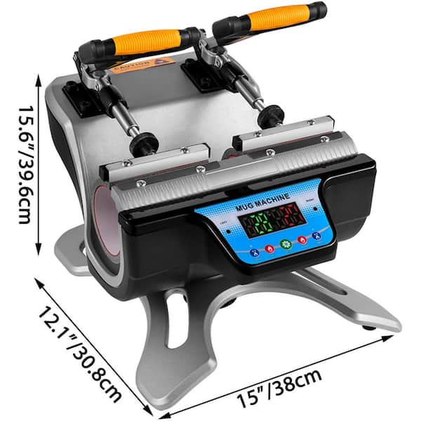 VEVOR Mug Heat Press 2pcs 15 oz. Mug Press Sublimation Machine
