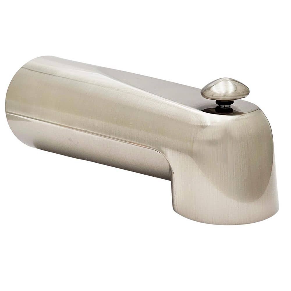 7 in. Reach Wall Mount Tub Spout with Diverter for Copper Pipe in Satin Nickel price history on PriceWatchPro