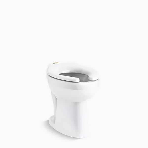 Highcliff Ultra Flushometer Elongated Toilet Bowl Only in White
