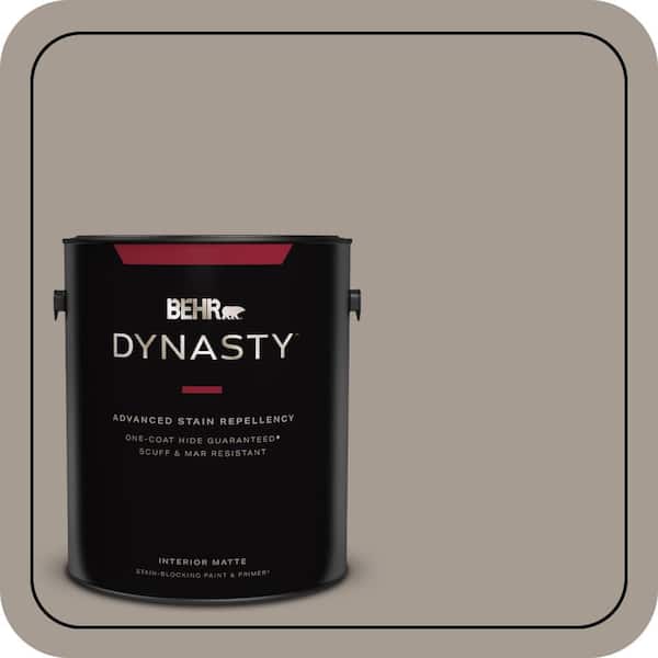 BEHR DYNASTY 1 gal. #N200-4 Rustic Taupe One-Coat Hide Matte Interior Stain-Blocking Paint & Primer