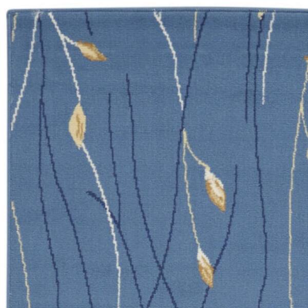 2 X 12 White Floral Washable Area Rug Runner Rug