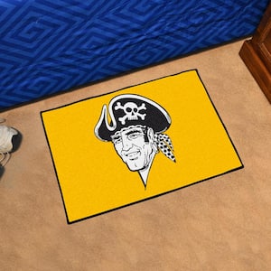 Pittsburgh Pirates Yellow 1 ft. 7 in. x 2 ft. 6 in. Starter Area Rug