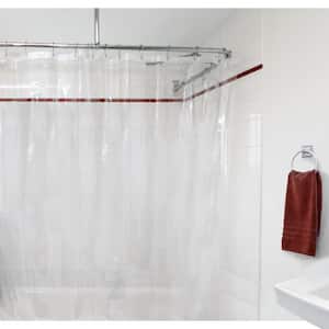 Utopia Home 2 Pack Clear Shower Curtain Liner, 183x183 cm Heavy Duty Clear PVC Shower Liner 