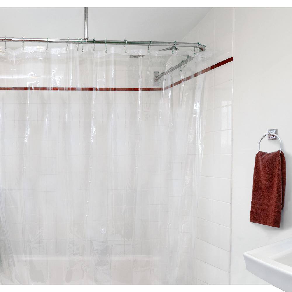 Clear Shower Curtain Liner, Thick Clear Vinyl Shower Curtain