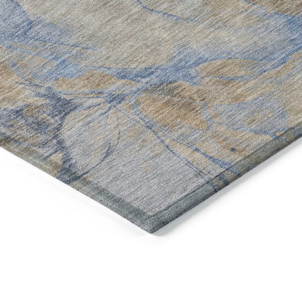 Chantille Machine Washable Indoor/Outdoor Abstract ACN1781 Taupe 9 ft. x 12 ft. Area Rug