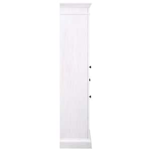 Cailla 20 in. W x 72 in. H Linen Cabinet in White Wash