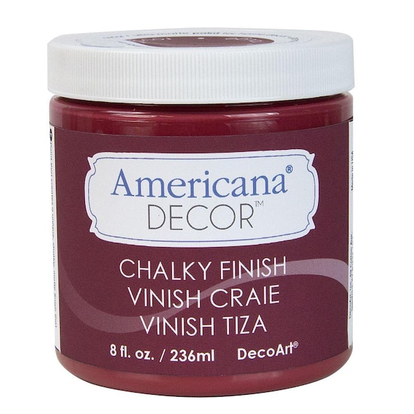 DecoArt Americana Decor 8 oz. Rouge Chalky Paint