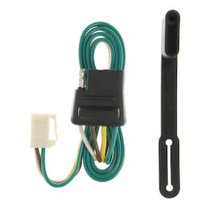 Custom Vehicle-Trailer Wiring Harness, 4-Flat, Select Ford Escape, Mazda Tribute, OEM Tow Package Required, T-Connector