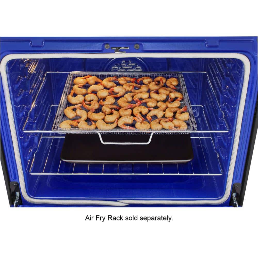 30" Black Stainless Steel Smart Freestanding Electric Range