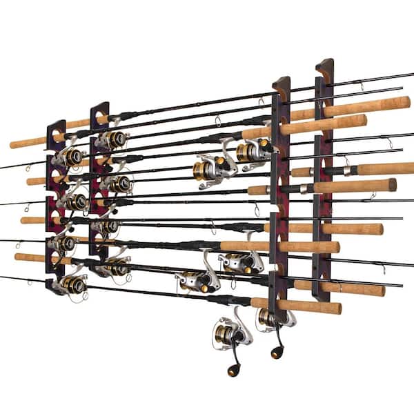 BoatBuckle Vertical Rod Hold-Down PLUS System - 8 Rods with Reels