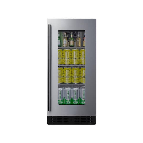 Summit Appliance Shallow Depth 15 in. 23-Bottle Wine and 40