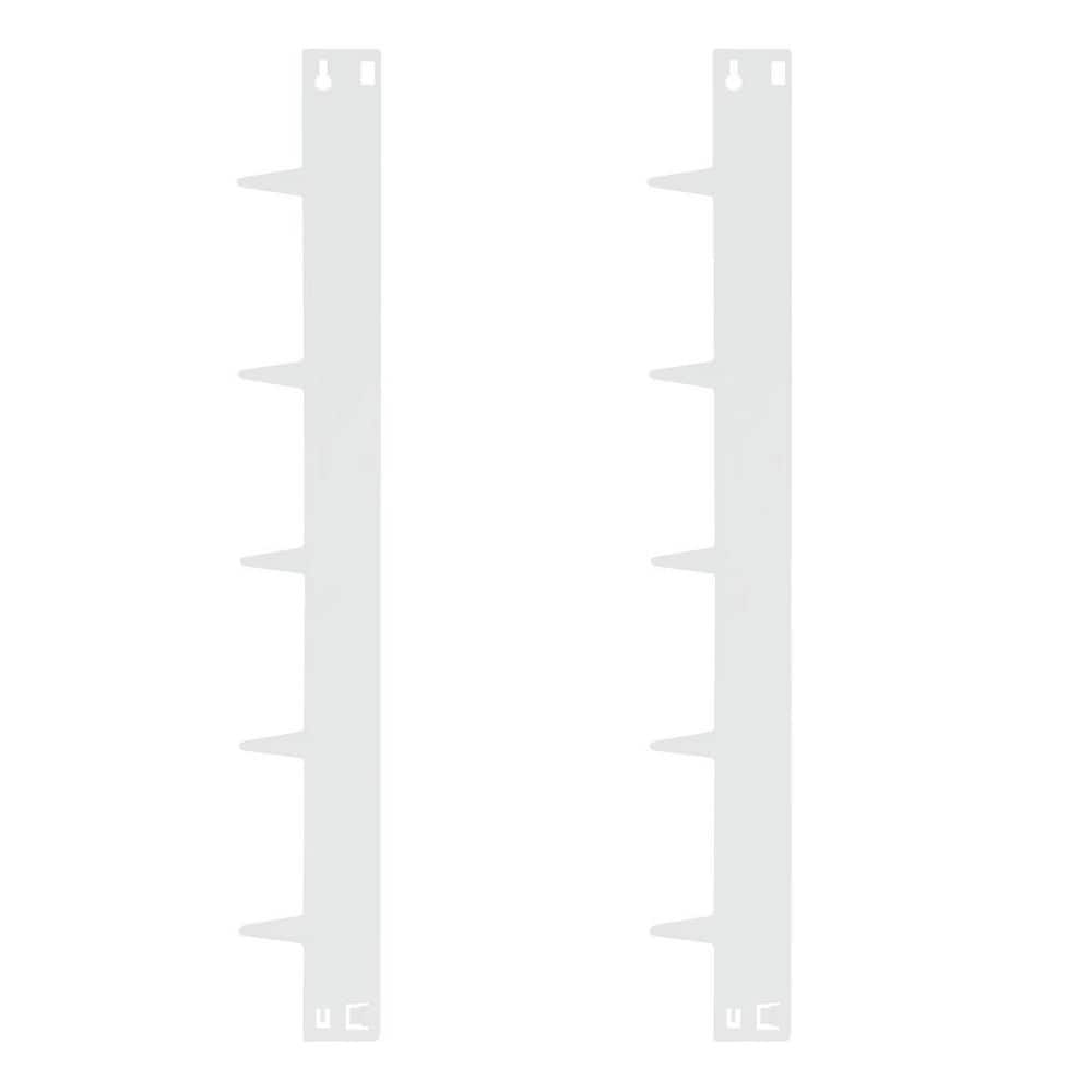 42 in. x 0.2 in. x 5 in. White Metal Edging, Edging Steel Landscape Edging,