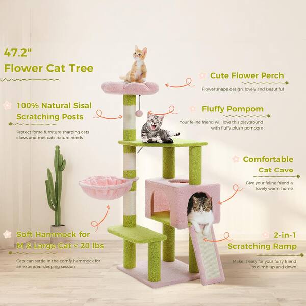 Maine Coon Cat Tree PETSITE Star And Moon-Themed Cat Tree Tower