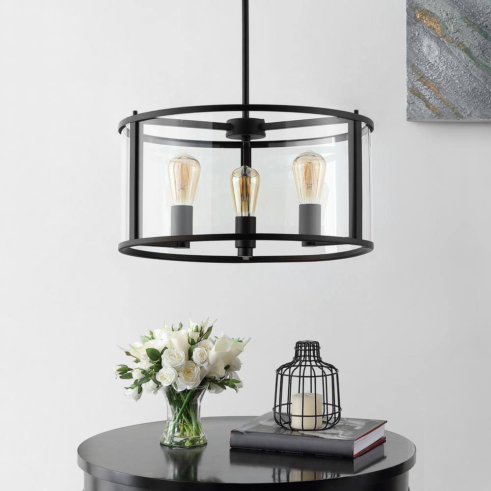 Elegant Minimalist 30" Bronze Globe Pendant with LED Glass Shade
