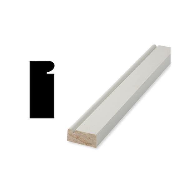 Woodgrain Millwork WG 3172 11/16 in. x 1-5/8 in. Primed Finger-Jointed Brick Moulding