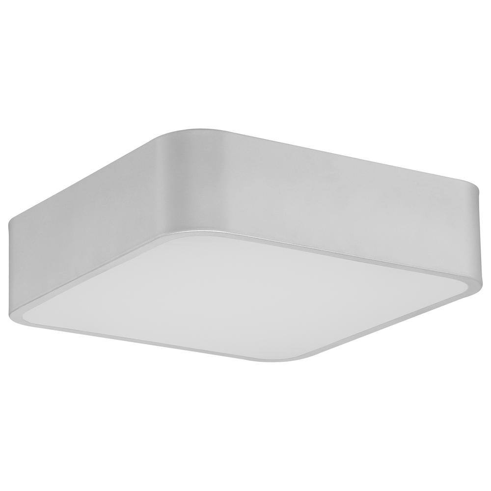 Granada Satin Finish 12" Square LED Flush Mount Ceiling Light
