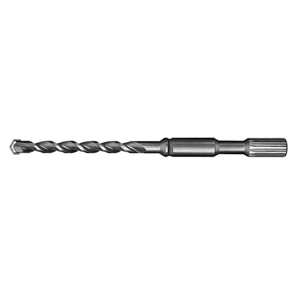 Milwaukee 3/8 in. x 10 in. Carbide 2Cutter SplineShank Masonry Bit 48