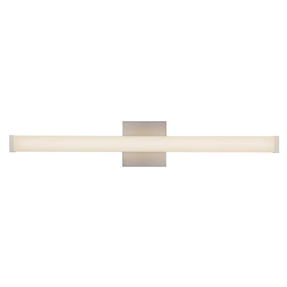 Geri 30-in Brushed Nickel dimmable LED Wall/Vanity Light price history on PriceWatchPro
