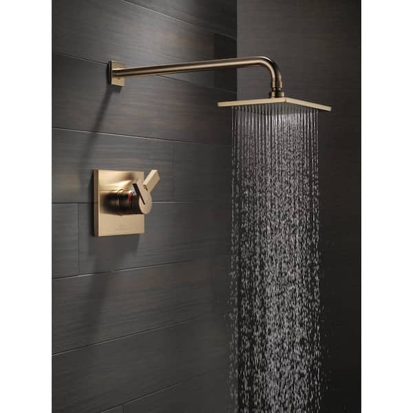 Vero Gold 1-Handle Shower Faucet Trim Kit in Champagne Bronze (Valve Not Included)