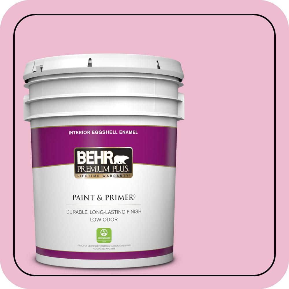 5 gal. #P130-2A Dainty Pink Eggshell Enamel Low Odor Interior Paint & Primer price history on PriceWatchPro
