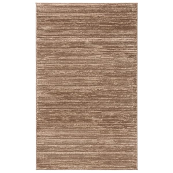SAFAVIEH Vision Light Brown 4 ft. x 6 ft. Solid Marle Area Rug