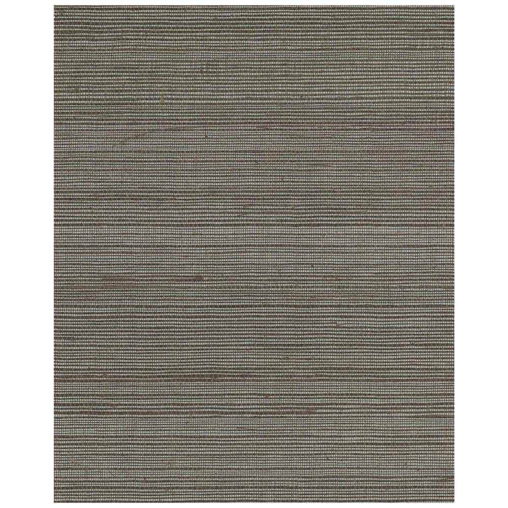 Charcoal Gray Non-Pasted Grasscloth Wallpaper