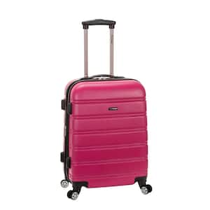 Melbourne 20 in. Expandable Carry on Hardside Spinner Luggage, Magenta
