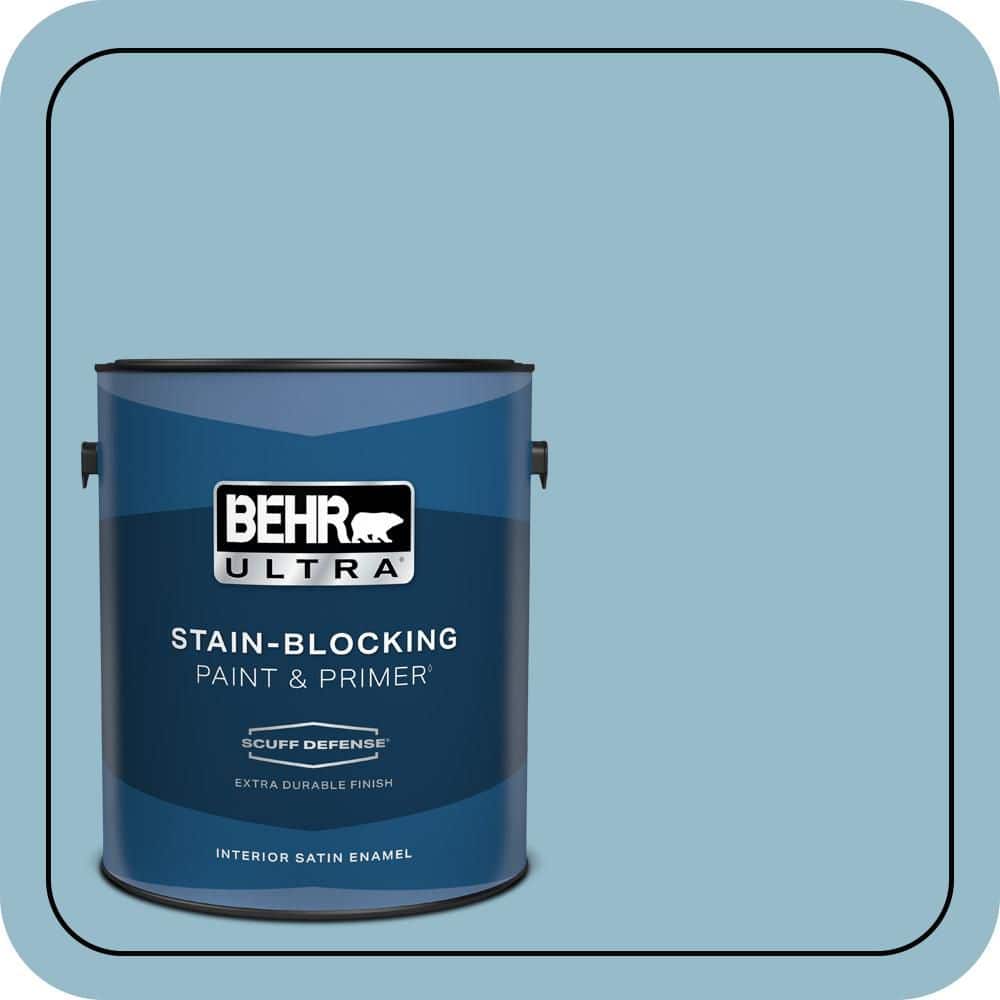 1 gal. #S480-3 Sydney Harbour Extra Durable Satin Enamel Interior Paint & Primer price history on PriceWatchPro