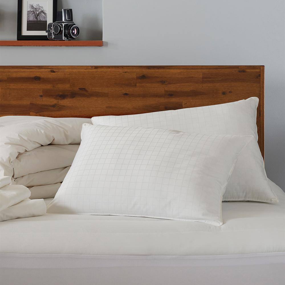 Ella Jayne Dobby-Box Cotton Mesh Gusseted Hypoallergenic Pillow