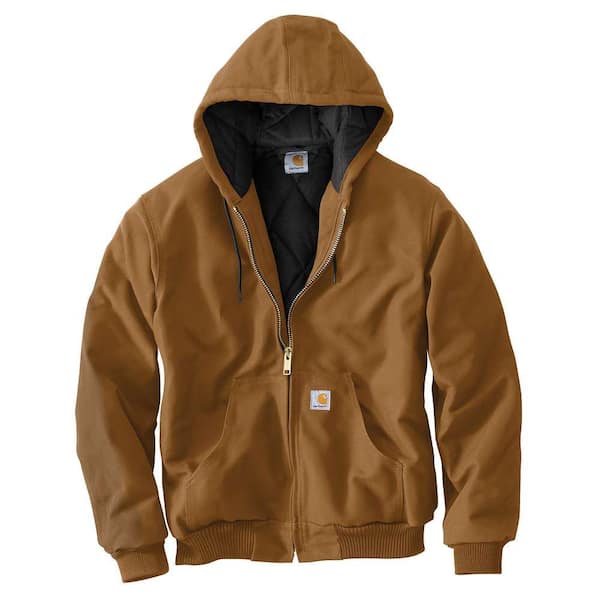 Carhartt Men's Regular Large Black Cotton Midweight Jackets