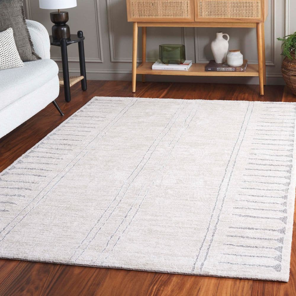 Northport 4 ft. x 6 ft. Ivory/Gray Abstract Area Rug price history on PriceWatchPro