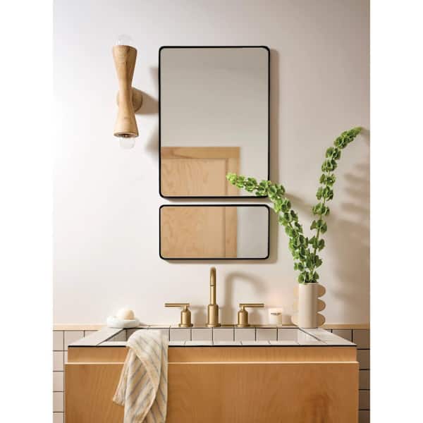 Gibson Bronzed Gold Modern 2-Handle High-Arc Widespread Bathroom Faucet with Drain Assembly, Valve Included