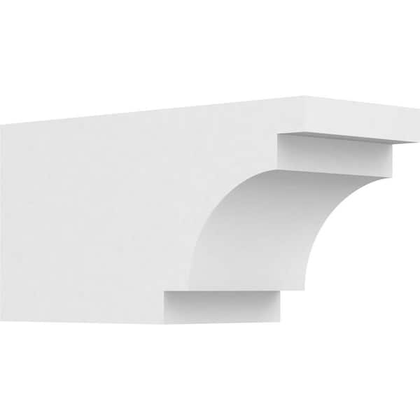Ekena Millwork 5 in. x 6 in. x 12 in. Mediterranean PVC Rafter Tail Brace