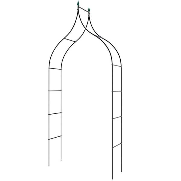114 in. x 49.2 in. Metal Arbor Style Arbor