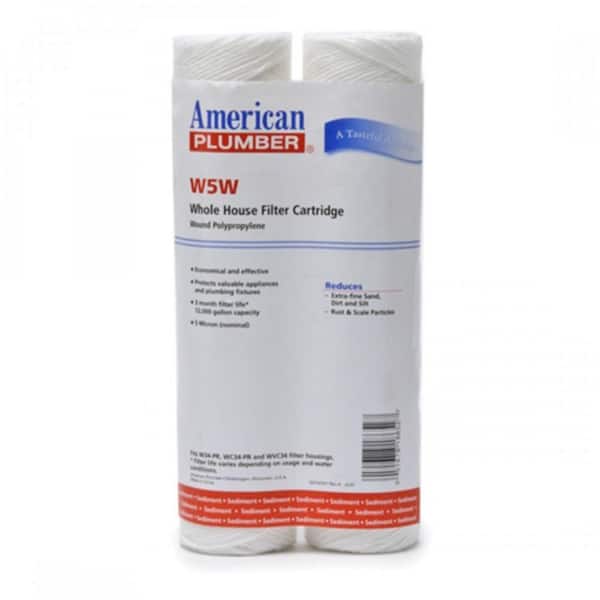 American Plumber Whole House Sediment Filter Cartridge (2-Pack)