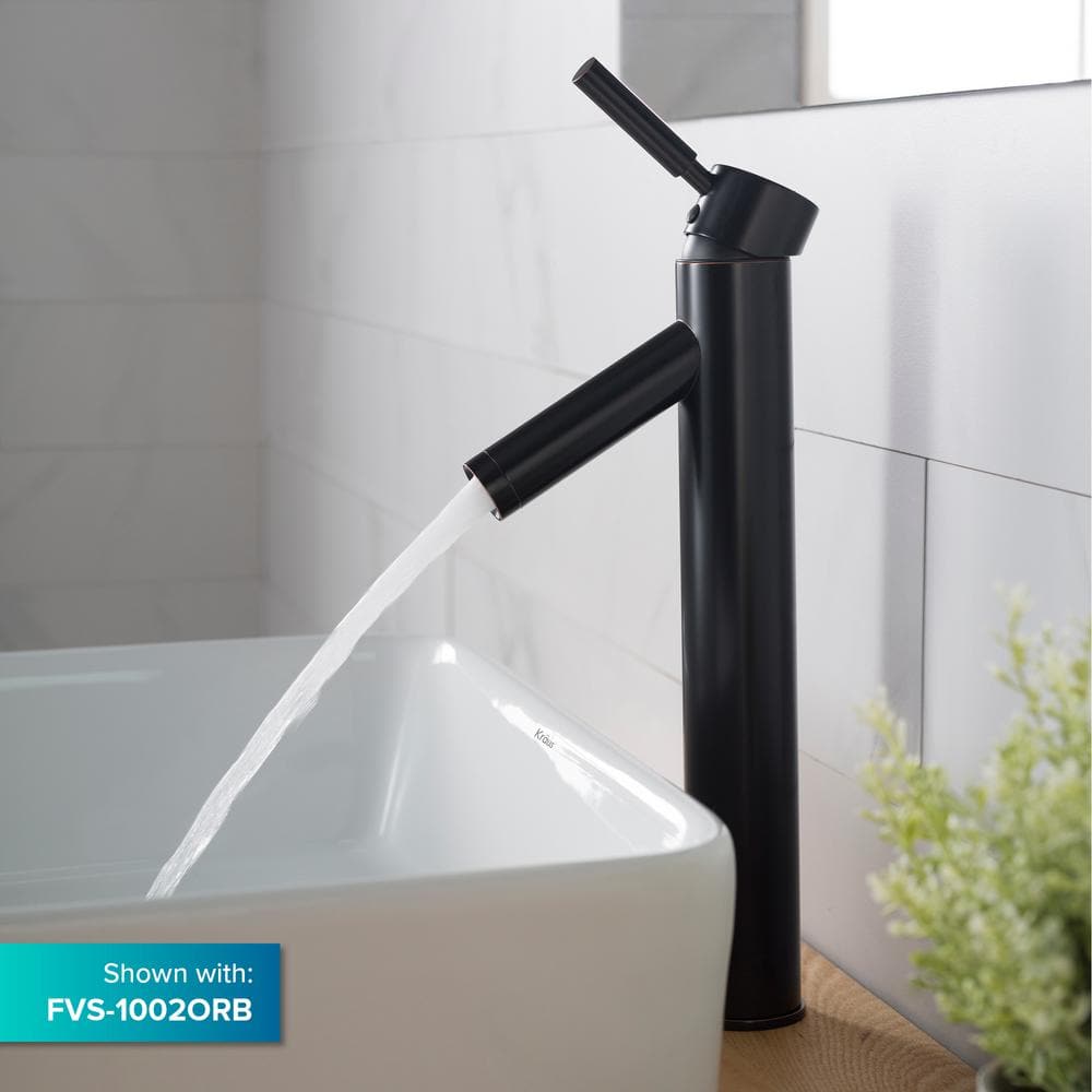 White Ceramic Rectangular Vessel Bathroom Sink