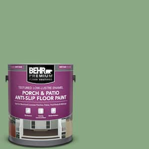 1 gal. #M400-5 Baby Spinach Textured Low-Lustre Enamel Interior/Exterior Porch and Patio Anti-Slip Floor Paint