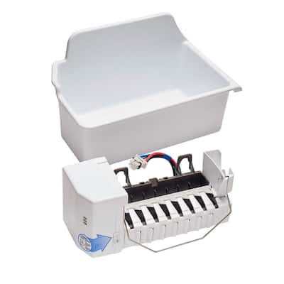 2.2 lbs. Built-in Icemaker in White