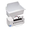 26 lb. Portable Ice Maker in Silver with Ice Scoop and Detachable Basket