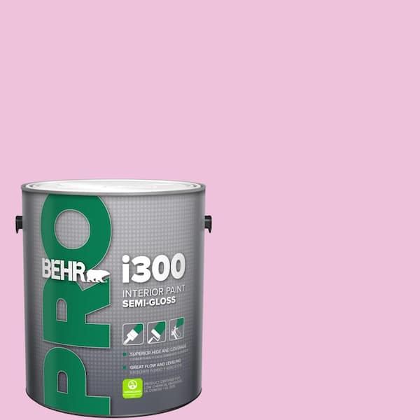 BEHR PRO 1 gal. #P120-1 Starlet Pink Semi-Gloss Interior Paint