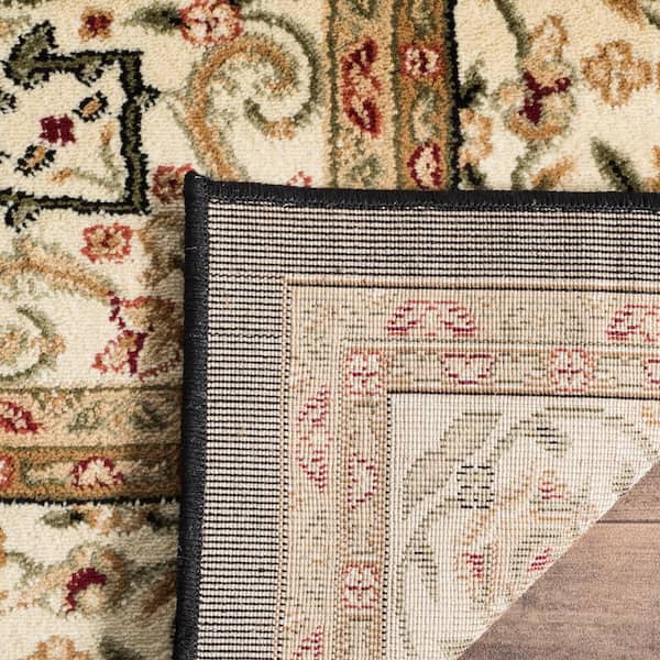 Lyndhurst Black/Ivory 2 ft. x 18 ft. Border Runner Rug