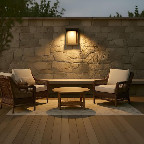 et.moku works 木製 ゼブラウッド　1/f LANTERN (SK) Generation Lighting Faywood Small 7.5 in. W x 10.5 in. H Antique