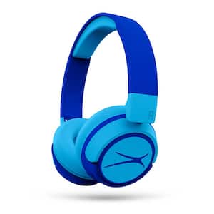 2 N 1-Light Blue Wireless Over the Head Headphone - 2-Tone